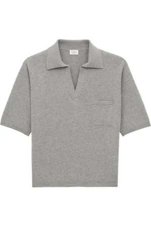 Saint Laurent Topp, Herr, S, V-Neck Pocket T-shirt