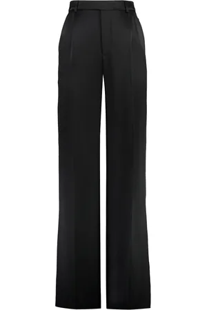 Saint Laurent Byxor, Dam, S, Eleganta Sidenbyxor