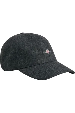 GANT Accessoarer, Herr, ONE Size, Polyester, Sportig Melton Shield-keps