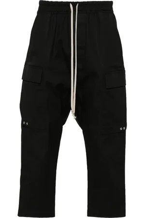 Rick Owens Byxor, Herr, M, Bomull, Cargo Cropped Byxor
