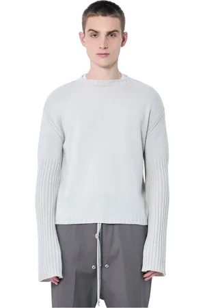 Rick Owens Stickade tröjor & koftor, Herr, M, Kashmir, Cashmere Crewneck Sweater