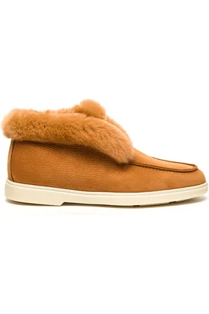 santoni Skor, Dam, 36 EU, Läder, Stilrena läderstövlar