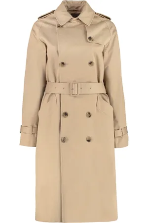 A.P.C. Kappa, Dam, M, Bomull, Klassisk trenchcoat med stilrena detaljer