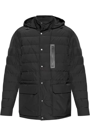 Moncler Jacka, Herr, 3Xl, Polyester, Quiltad Logopälskappa