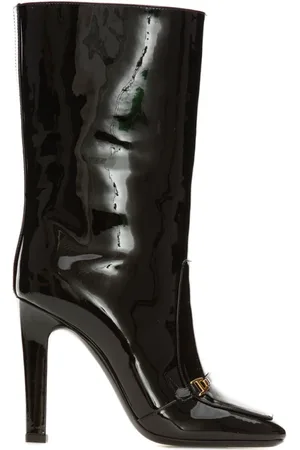Saint Laurent Skor, Dam, 36 EU, Läder, Ankelstövlar Lala i lackläder