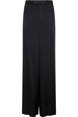 Saint Laurent Byxor, Dam, M, Loose Fit Noir Byxor