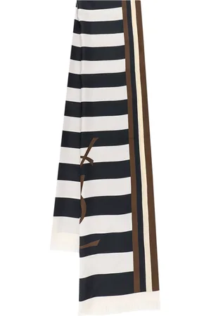 Saint Laurent Accessoarer, Herr, ONE Size, Sidenscarf med geometriskt tryck