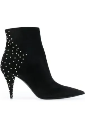 Saint Laurent Skor, Dam, 36 EU, Läder, Kiki Boots