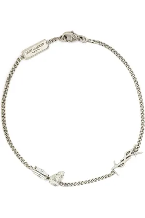 Saint Laurent Accessoarer, Dam, L, YSL Charmarmband med sammanflätade berlocker