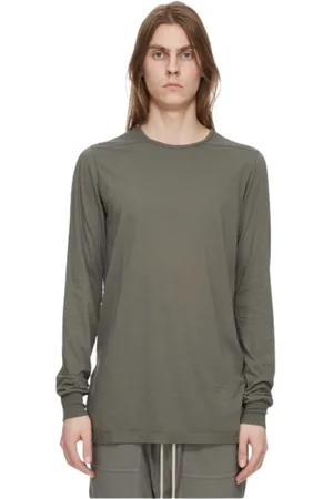 Rick Owens Sweatshirts & Hoodies, Dam, M, Bomull, Semi-transparent långärmad sweatshirt