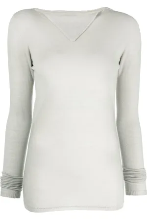 Rick Owens Stickade tröjor & koftor, Dam, L, Column Knit Sweater