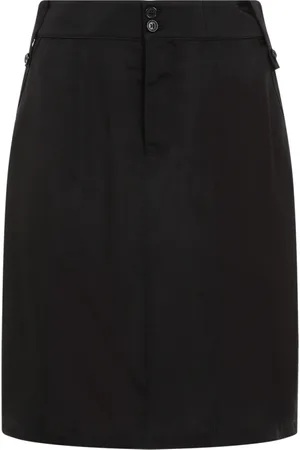 Saint Laurent Kjol, Dam, S, Svart Cuprokjol med Fickor