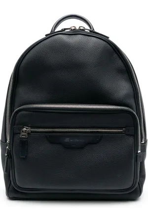 santoni Väska, Herr, ONE Size, Läder, Stilren Läderryggsäck