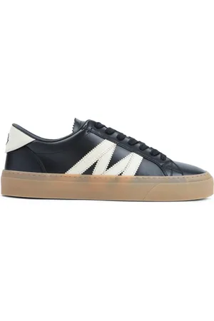 Moncler Skor, Herr, 41 EU, Läder, P90 Dark Grey Monaco 2 Sneakers