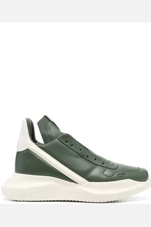 Rick Owens Skor, Herr, 44 EU, Läder, Geth Runner Lädersneakers