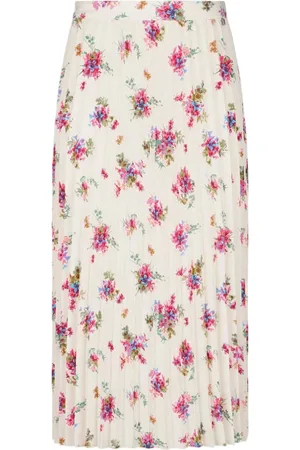Liu Jo Kjol, Dam, S, Floral Plisserad Kjol med Strass