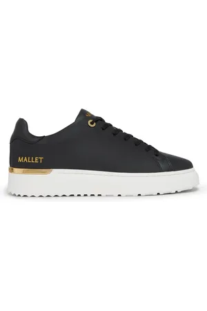 Mallet Skor, Herr, 43 EU, Läder, Lite Gold Sneakers