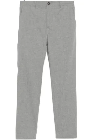 Incotex Byxor, Herr, 2Xl, Slim Fit Grå Byxor Elastisk Midja