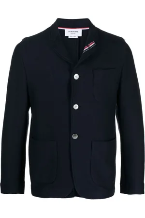 Thom Browne Jacka, Herr, M, Bomull, Stickad Jacka med RWB-ränder