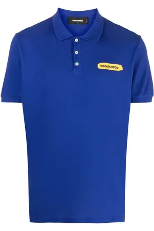 Dsquared2 Topp, Herr, M, Bomull, Stilren Pikétröja med Logotyp