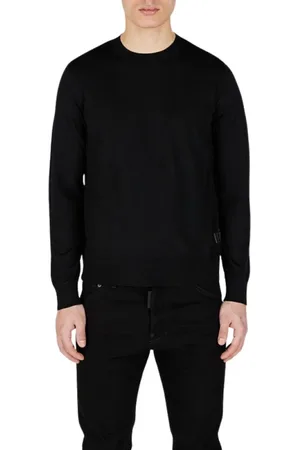 Dsquared2 Stickade tröjor & koftor, Herr, S, Klassisk rundhalsad ulltröja