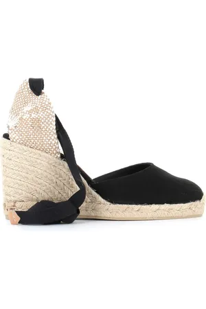 Castaner Skor, Dam, 38 EU, Jute, Svarta Espadrillos med Jutesula