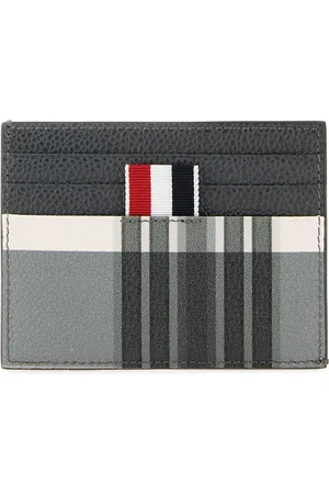 Thom Browne Accessoarer, Herr, ONE Size, Läder, Stilren korthållare i läder