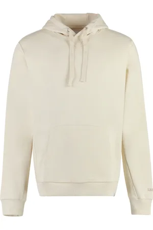 Les Deux Sweatshirts & Hoodies, Herr, S, Bomull, Bomullshoodie med kontrastränder
