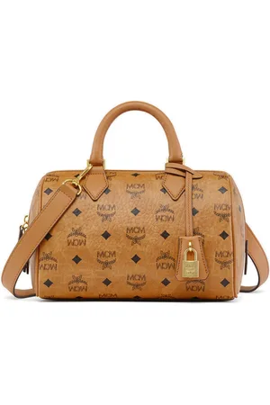 MCM Väska, Dam, ONE Size, Läder, Ella Boston in Visetos