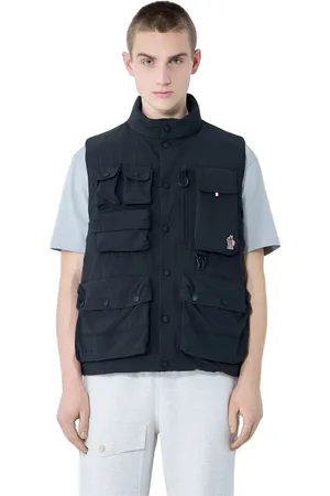Moncler Jacka, Herr, XL, Vadderad Field Vest med Logo Motif