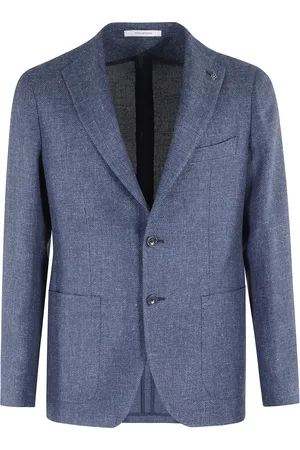TAGLIATORE Jacka, Herr, L, Linne, Jacket 1 Breast Wool Linen