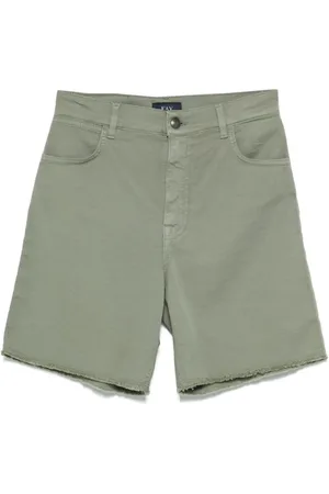 FAY Shorts, Dam, W28, Bomull, Asparagusgröna lediga shorts