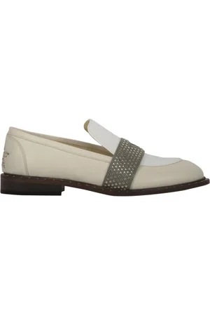 LORENA ANTONIAZZI Skor, Dam, 39 EU, Läder, Studded Läderloafers