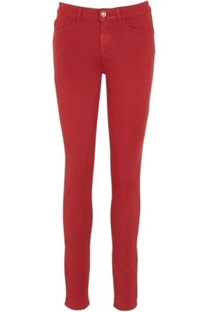 Liu Jo Jeans, Dam, W27, Bomull, Röda Divine Skinny Jeans