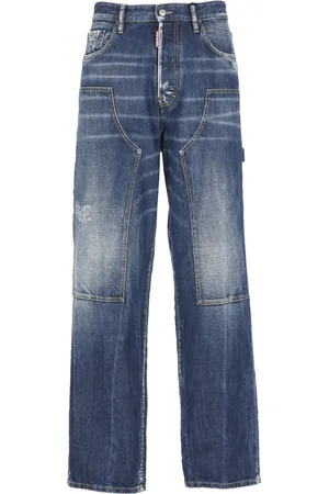 Dsquared2 Jeans, Herr, M, Denim, Carpenter Distressed Denim Jeans