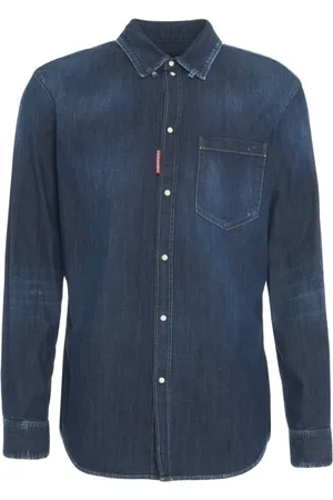 Dsquared2 Skjorta, Herr, S, Denim, Relax Dan Denim Shirt