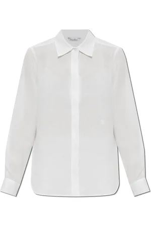 Max Mara Blusar & Skjortor , Dam, 2Xs, Linne, Linskjorta Abisso
