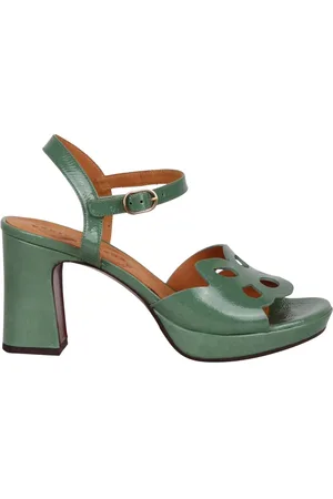 Chie Mihara Skor, Dam, 39 1/2 EU, Läder, Block Heel Ankle Strap Sandaler