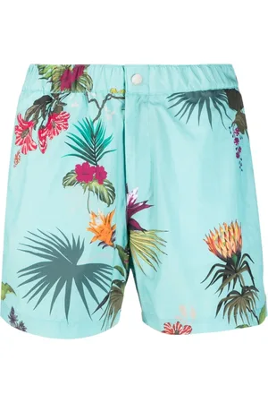 Etro Badkläder, Herr, M, Floral-Print Badbyxor