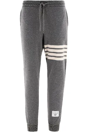 Thom Browne Byxor, Herr, L, Bomull, 4-Bar Joggers