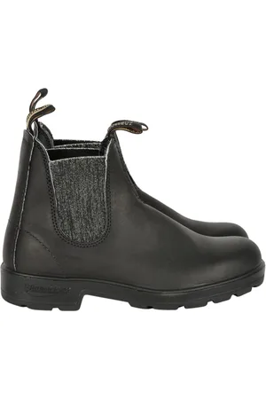 Blundstone Skor, Dam, 38 1/2 EU, Läder, Svarta glitterstövletter i läder