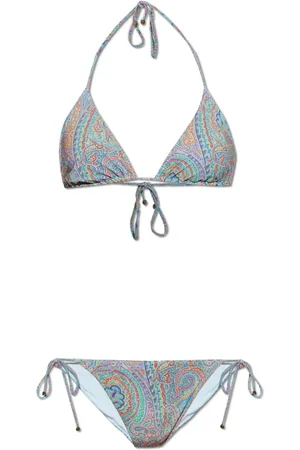 Etro Badkläder, Dam, L, Paisley-mönstrad Bikini Set