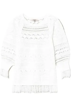 Twin-Set Stickade tröjor & koftor, Dam, L, Polyester, Spetsstickad Sommartopp