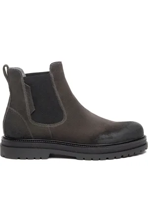 Nero Giardini Skor, Herr, 42 EU, Läder, Svarta ankelboots i läder