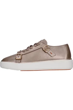 santoni Skor, Dam, 36 1/2 EU, Läder, Sneakers Brun