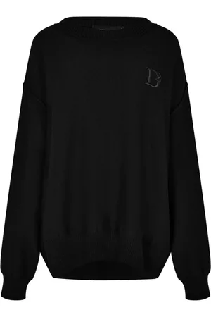Dsquared2 Stickade tröjor & koftor, Dam, M, Statement Logo Stickad Tröja