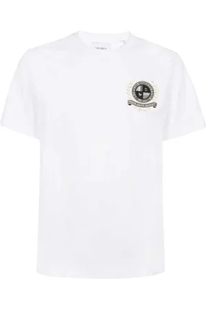 Les Deux Topp, Herr, S, Bomull, Ribbstickad T-shirt