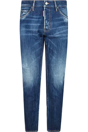 Dsquared2 Jeans, Herr, L, Denim, Snygga Denim Jeans för Män