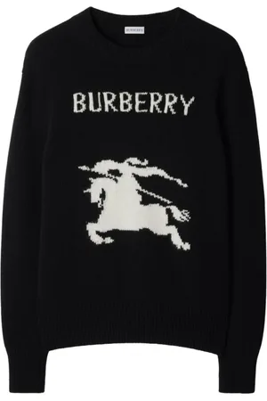 Burberry Stickade tröjor & koftor, Herr, S, Ull-Cashmere Stickad Tröja