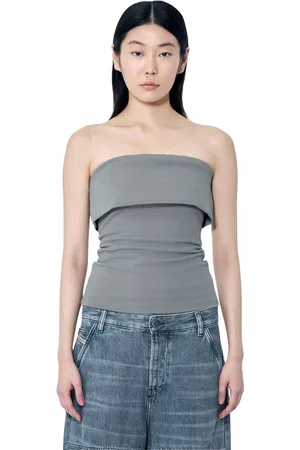 Entire Studios Topp, Dam, XS, Bomull, Stretch Bandeau Top med dragkedja